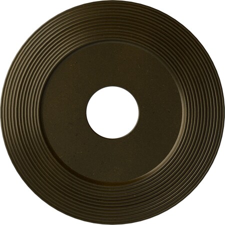 Ekena Millwork Adonis Ceiling Medallion (Fits Canopies up to 10 1/4"), 16 1/8"OD x 3 5/8"ID x 1"P, Green Gold CM16ADGGS